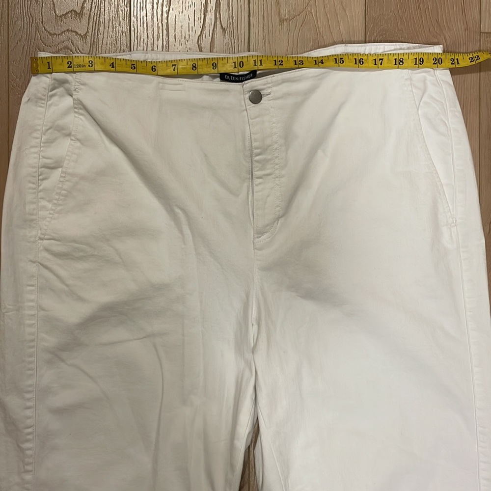 Eileen Fisher White Women's Pants - Picture 10 of 13